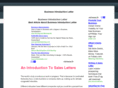 businessintroductionletter.info
