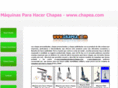 maquinasparahacerchapas.com