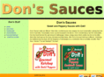 donssauces.com