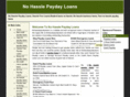nohasslepaydayloans.net