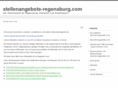 stellenangebote-regensburg.com