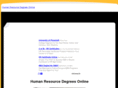 humanresourcedegreesonline.com