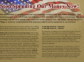stopspendingourmoney.org