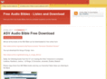freeaudiobibles.com