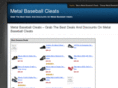 metalbaseballcleats.net