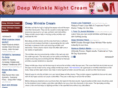 deepwrinklenightcream.com