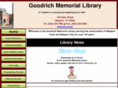 goodrichlibrary.org