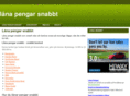 pengar-snabbt.nu
