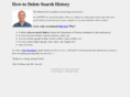 deletesearchhistory.net