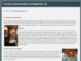 torontoconstructioncompanies.ca
