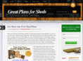 greatplansforsheds.com