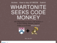 whartoniteseekscodemonkey.com