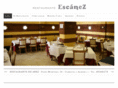 restauranteescanez.com