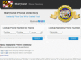 marylandphonedirectory.org