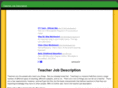 teacherjobdescription.com