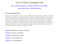 how-to-write-a-sympathy-card.com