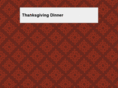thanksgiving-dinner.org