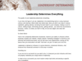 leadership-determines.com