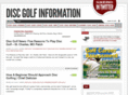 discgolfinformation.com
