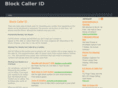 blockcallerid.org