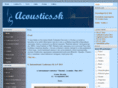 acoustics.sk