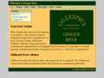 gillespiesgingerbeer.com