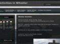 activitieswhistler.com