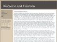 discourseandfunction.com
